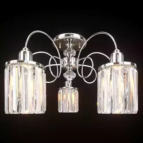 Crystal chandelier Citilux Cindy CL330151 Chrome