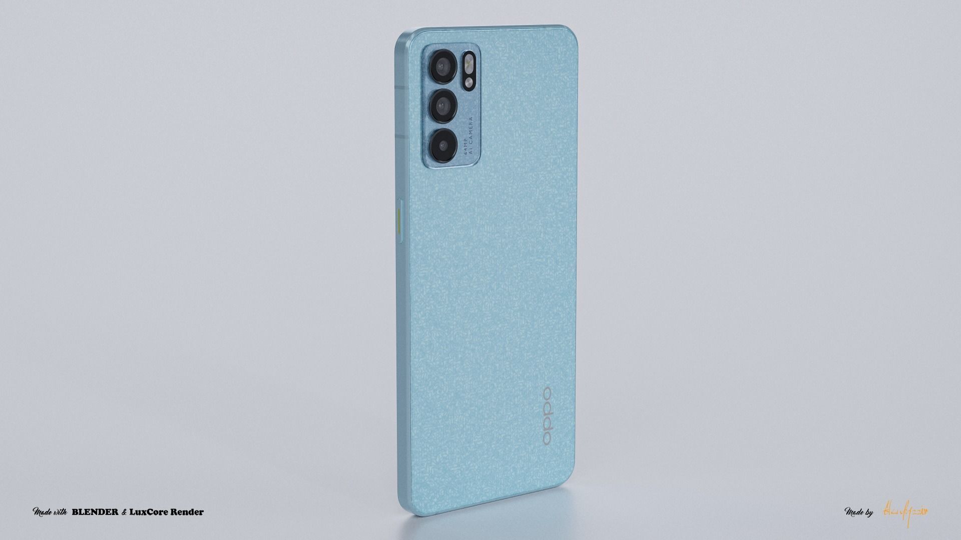 OPPO RENO 6 5G 3D model_5