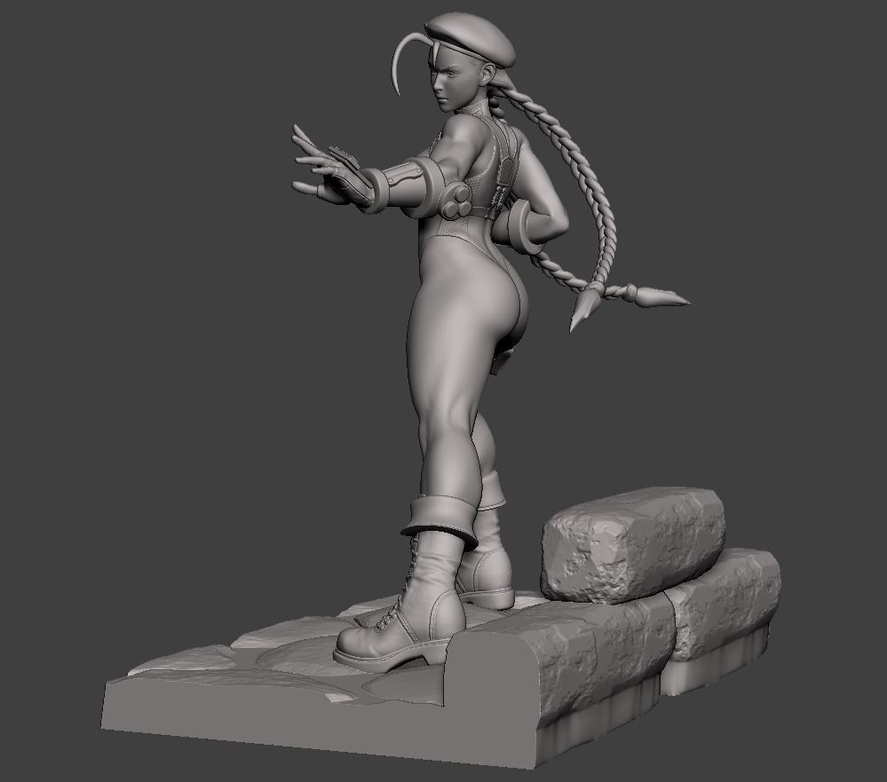 Cammy White Figure 3D print model_30