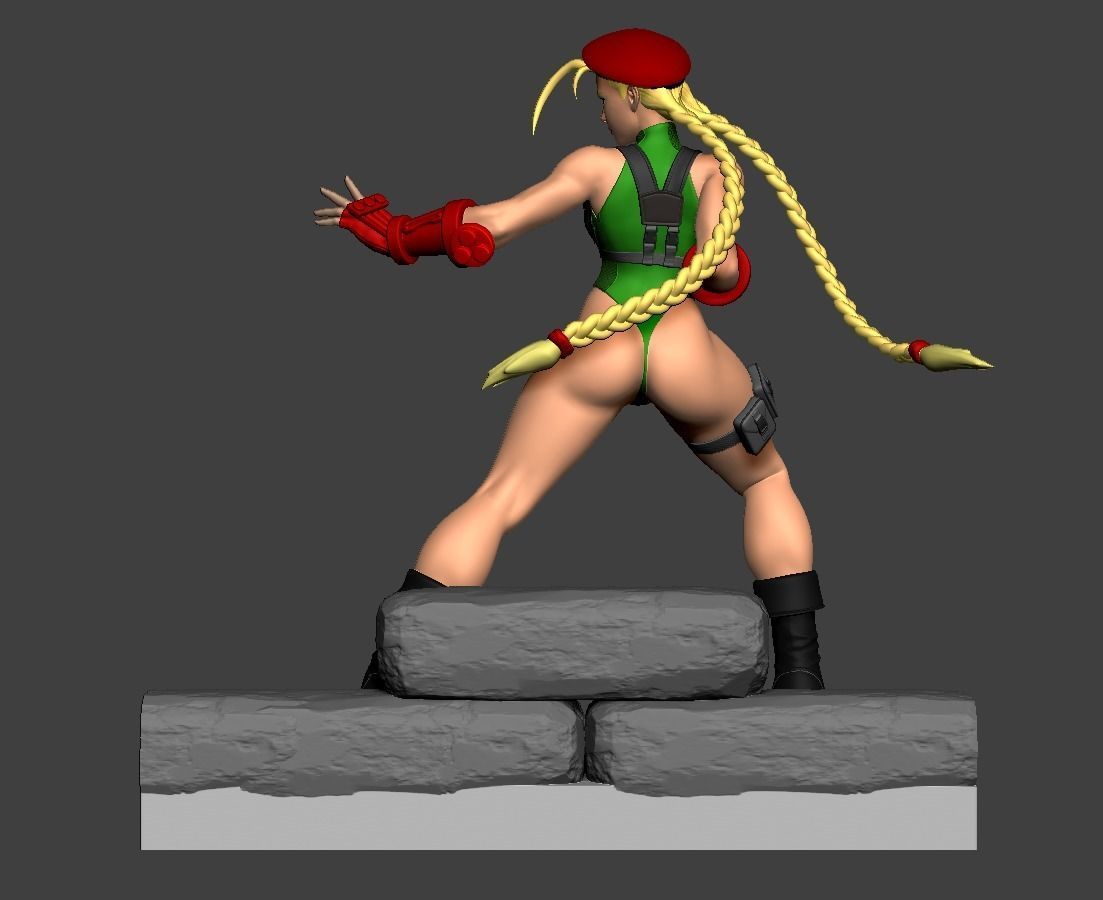 Cammy White Figure 3D print model_26