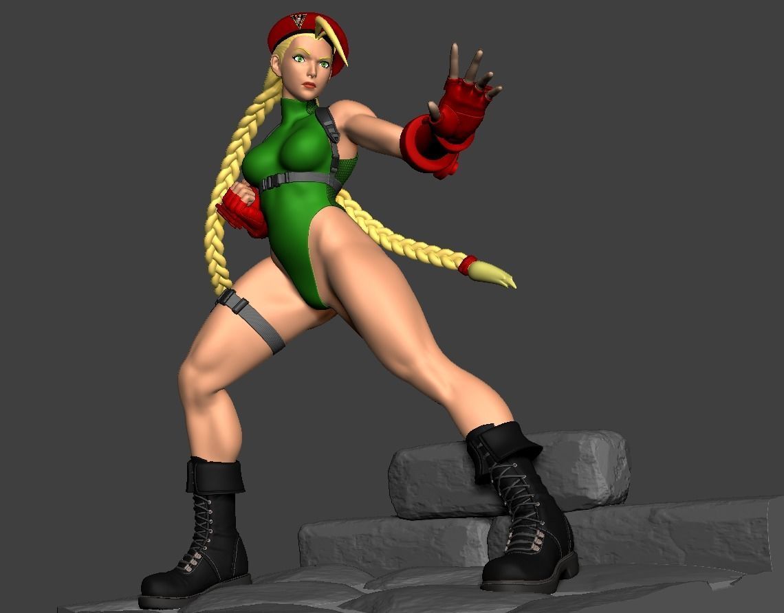 Cammy White Figure 3D print model_21
