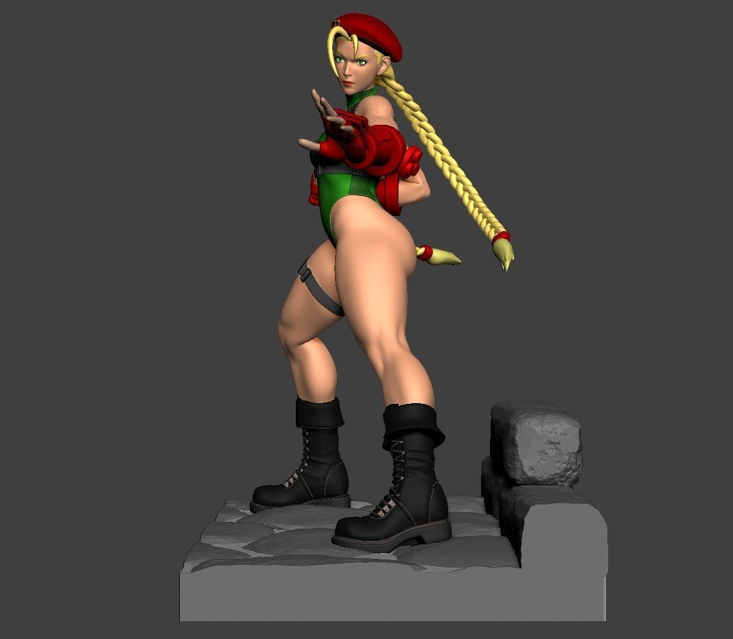 Cammy White Figure 3D print model_25