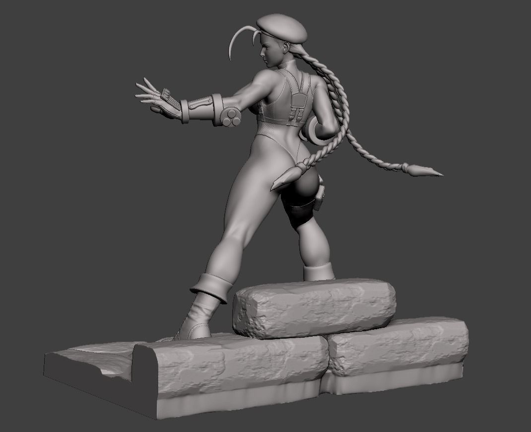 Cammy White Figure 3D print model_31
