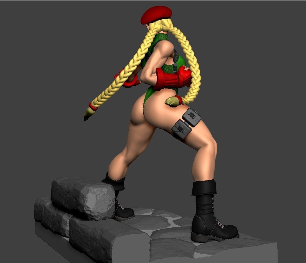 Cammy White Figure 3D print model_22