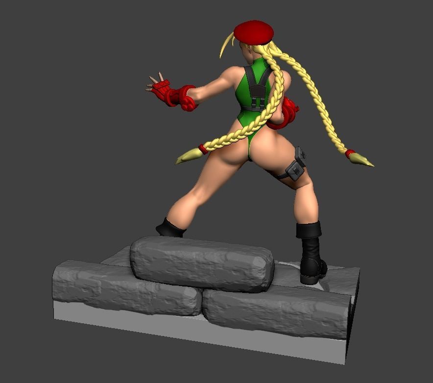 Cammy White Figure 3D print model_19
