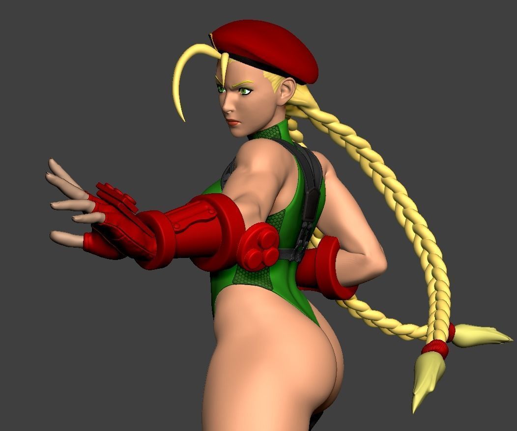 Cammy White Figure 3D print model_18