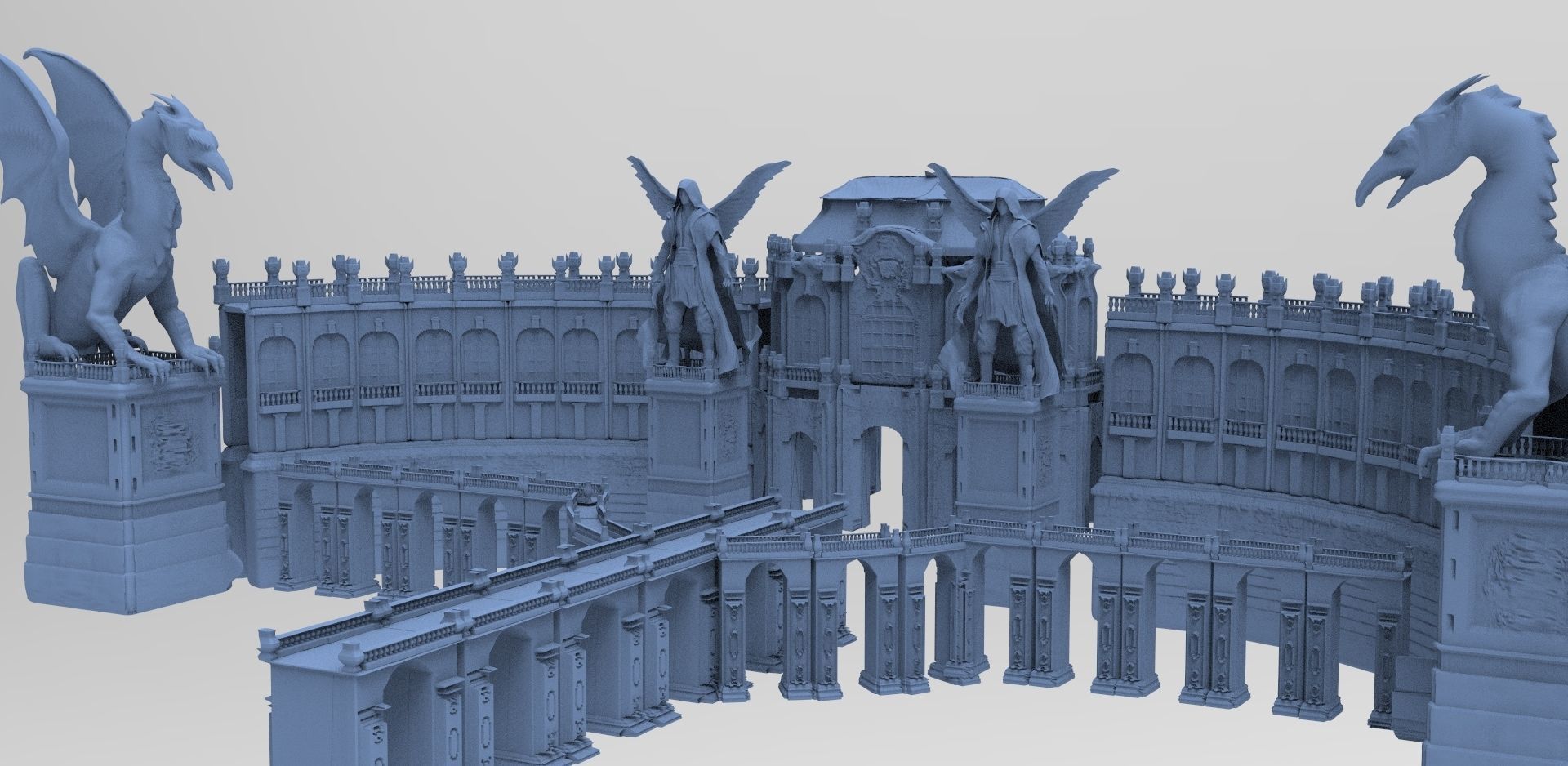Baroque Palace Fantasy 3D model_2