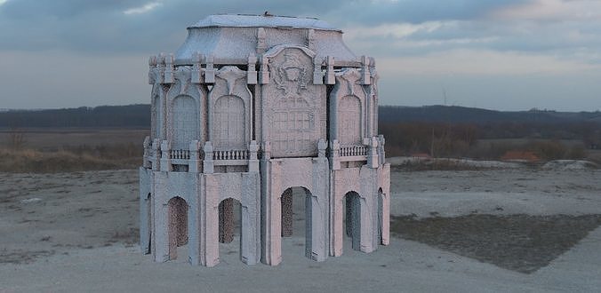 Baroque Palace center 3D model