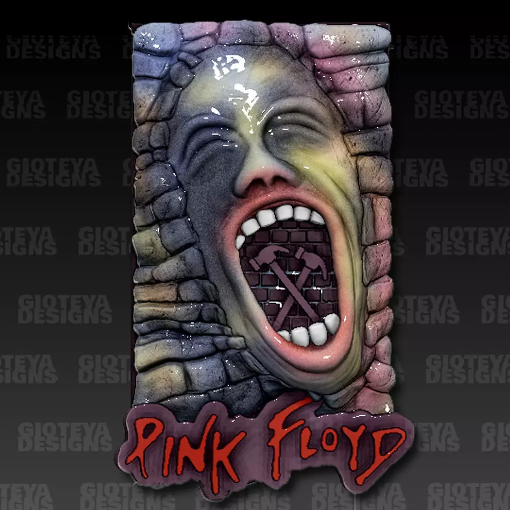 Pink Floyd The Wall 3D model