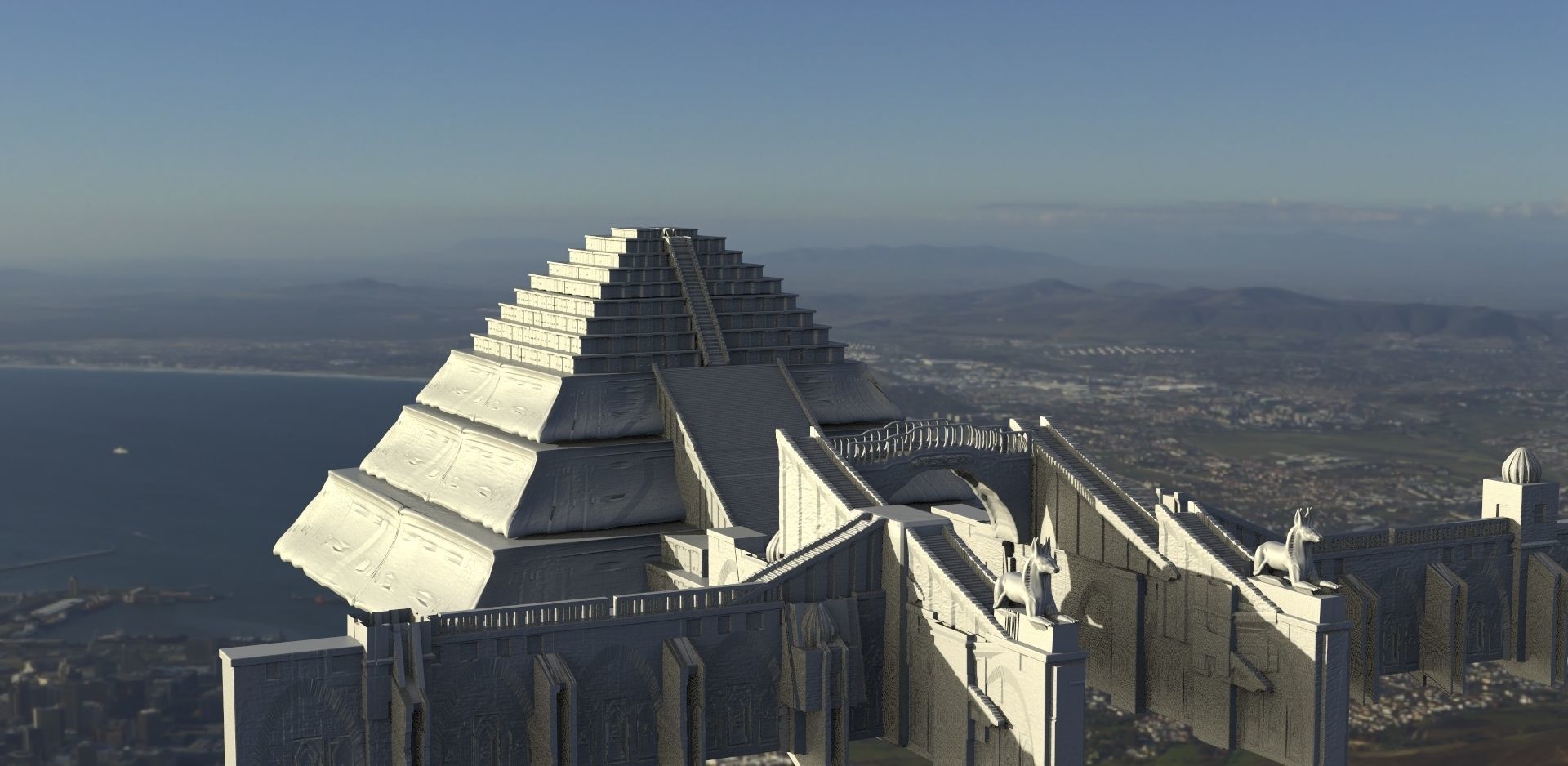 Egyptian Gateway 3D model_1