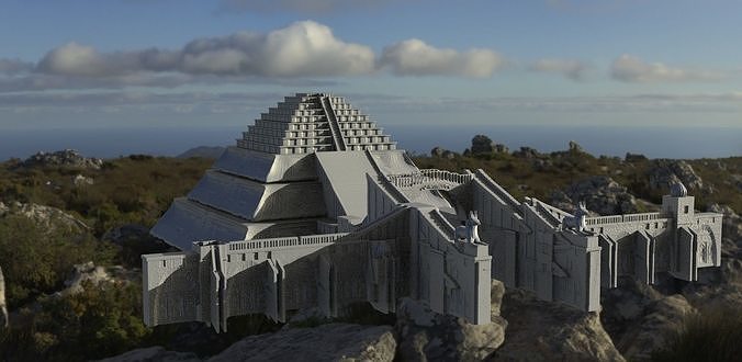 Egyptian Gateway 3D model