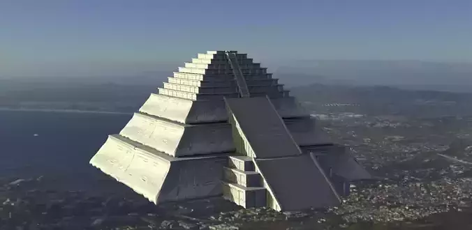 Pyramid stand alone 3D model