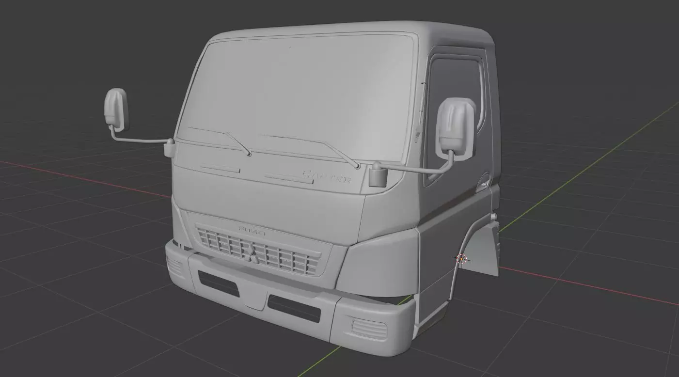 Mitsubishi Fuso Canter Cab 3D model_0