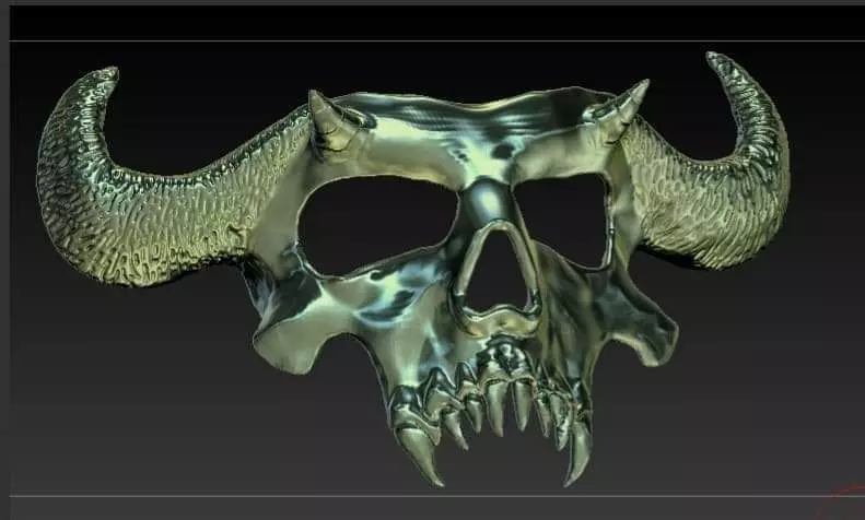 DANZIG MASK 3D print model_0