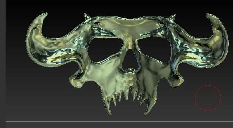 DANZIG MASK 3D print model_1
