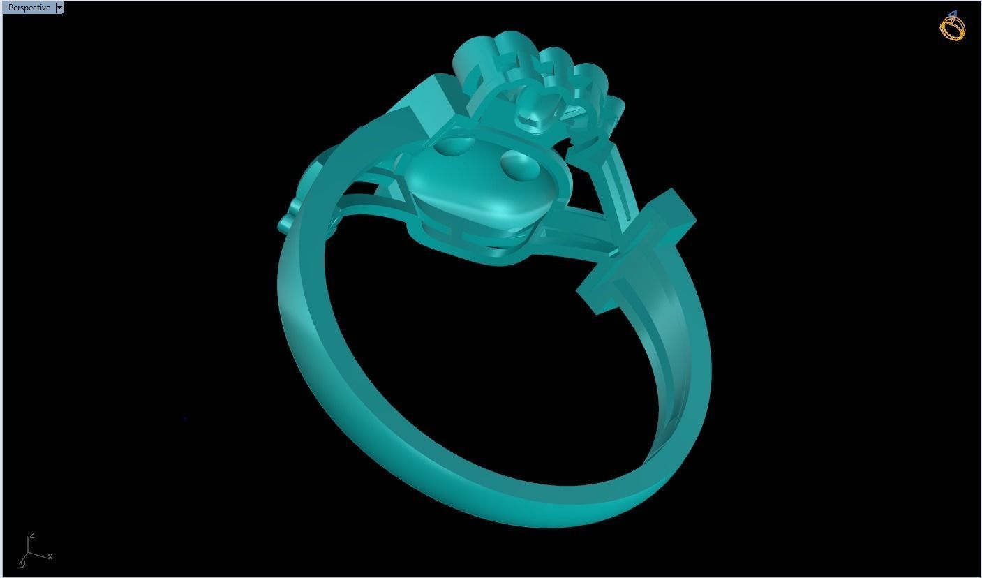 Kitty ring - Cat rings 3D print model_7
