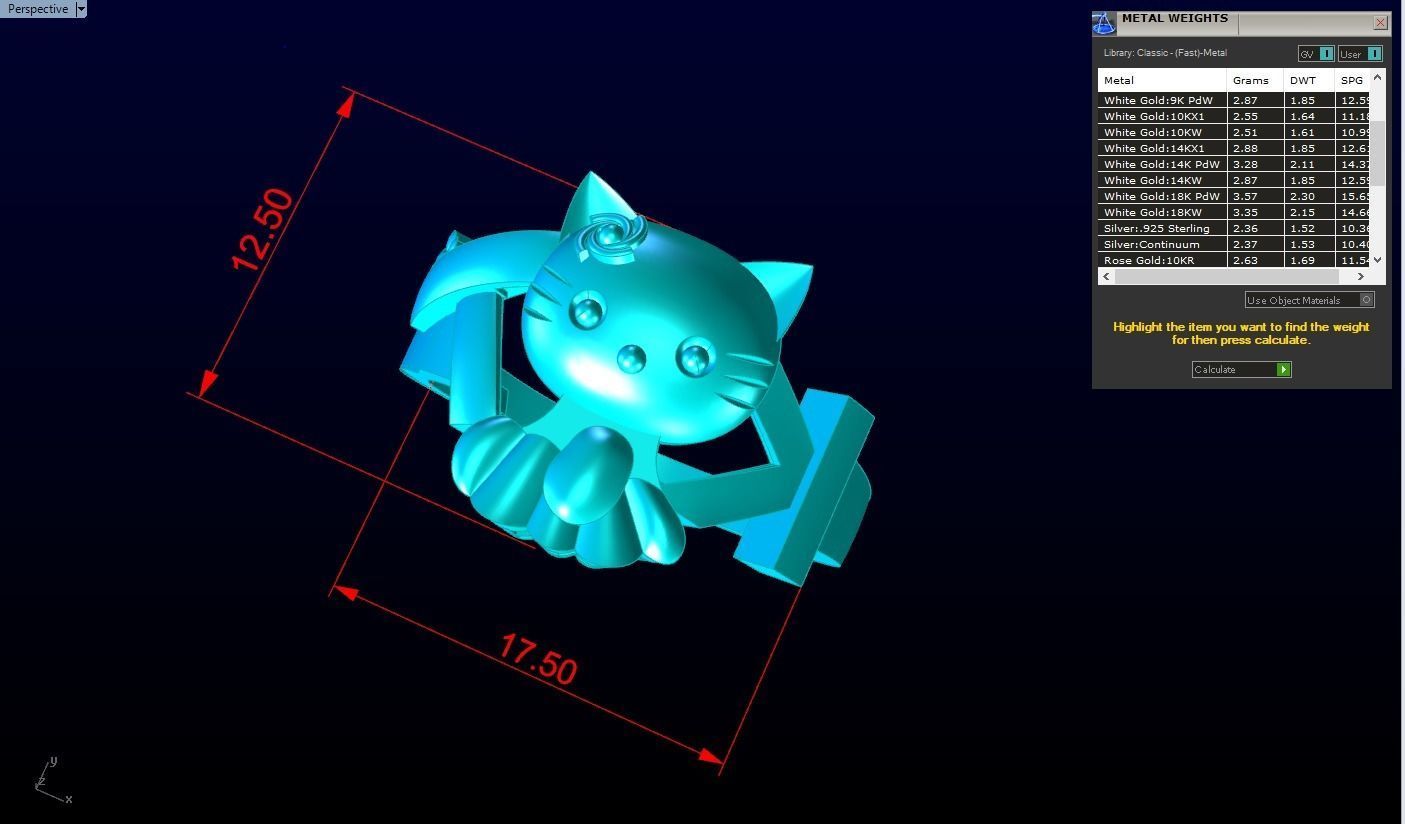 Kitty ring - Cat rings 3D print model_6