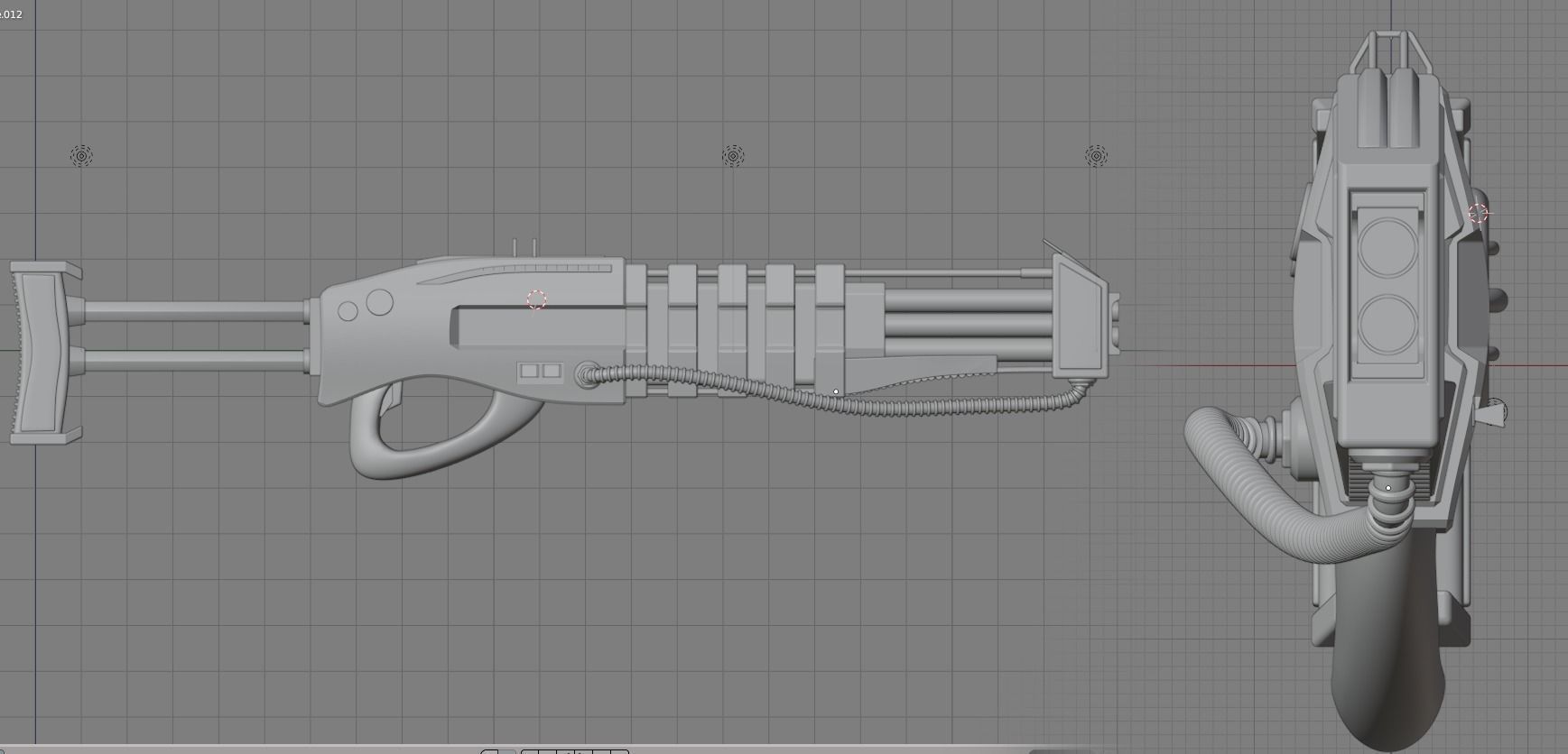 HAVOC200 Science Fiction Energy Rifle 3D model_3