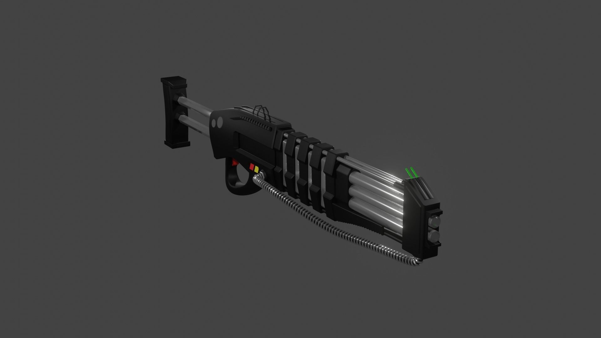 HAVOC200 Science Fiction Energy Rifle 3D model_1