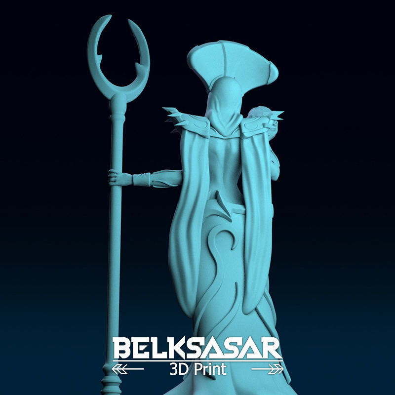 Mage Empress 3D print model_20