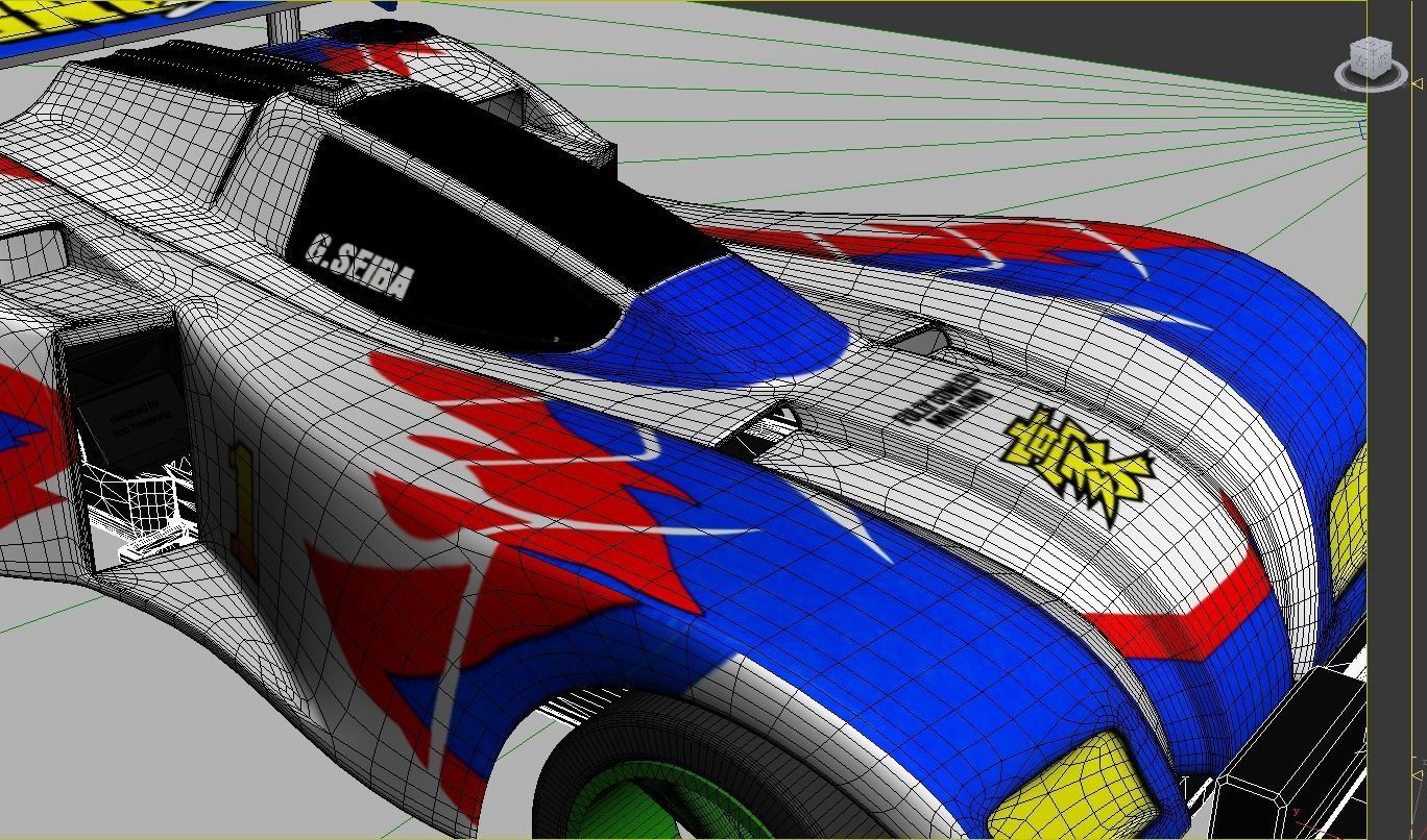 4WD CAR  racing 3D model-CFZS 3D model_7