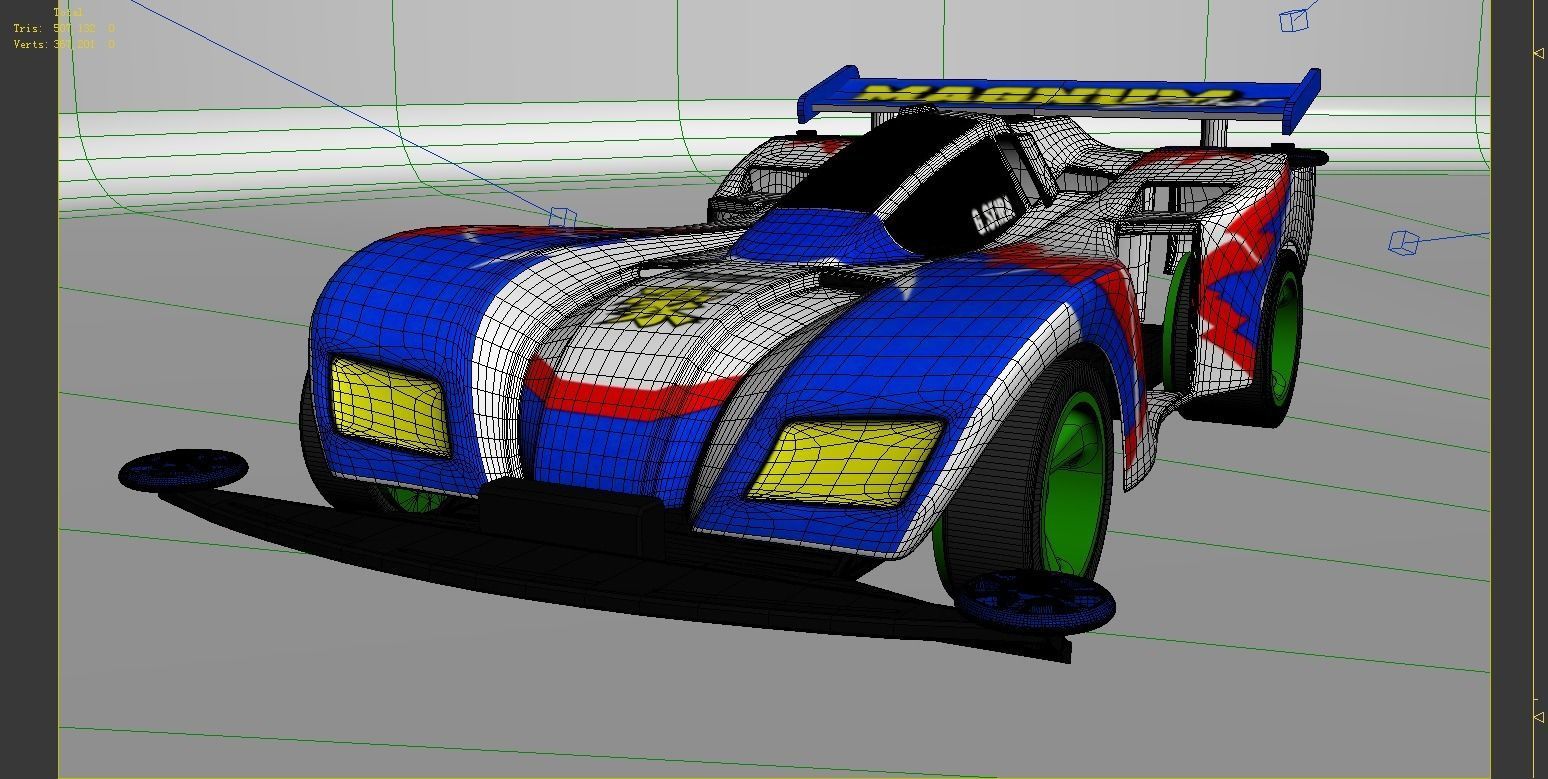 4WD CAR  racing 3D model-CFZS 3D model_4