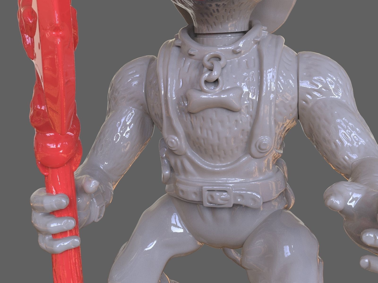 TMNT Hot Spot Articulated Toy With Accessories 3D print model_12