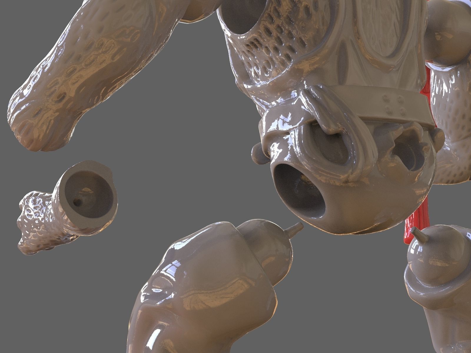 TMNT Hot Spot Articulated Toy With Accessories 3D print model_38