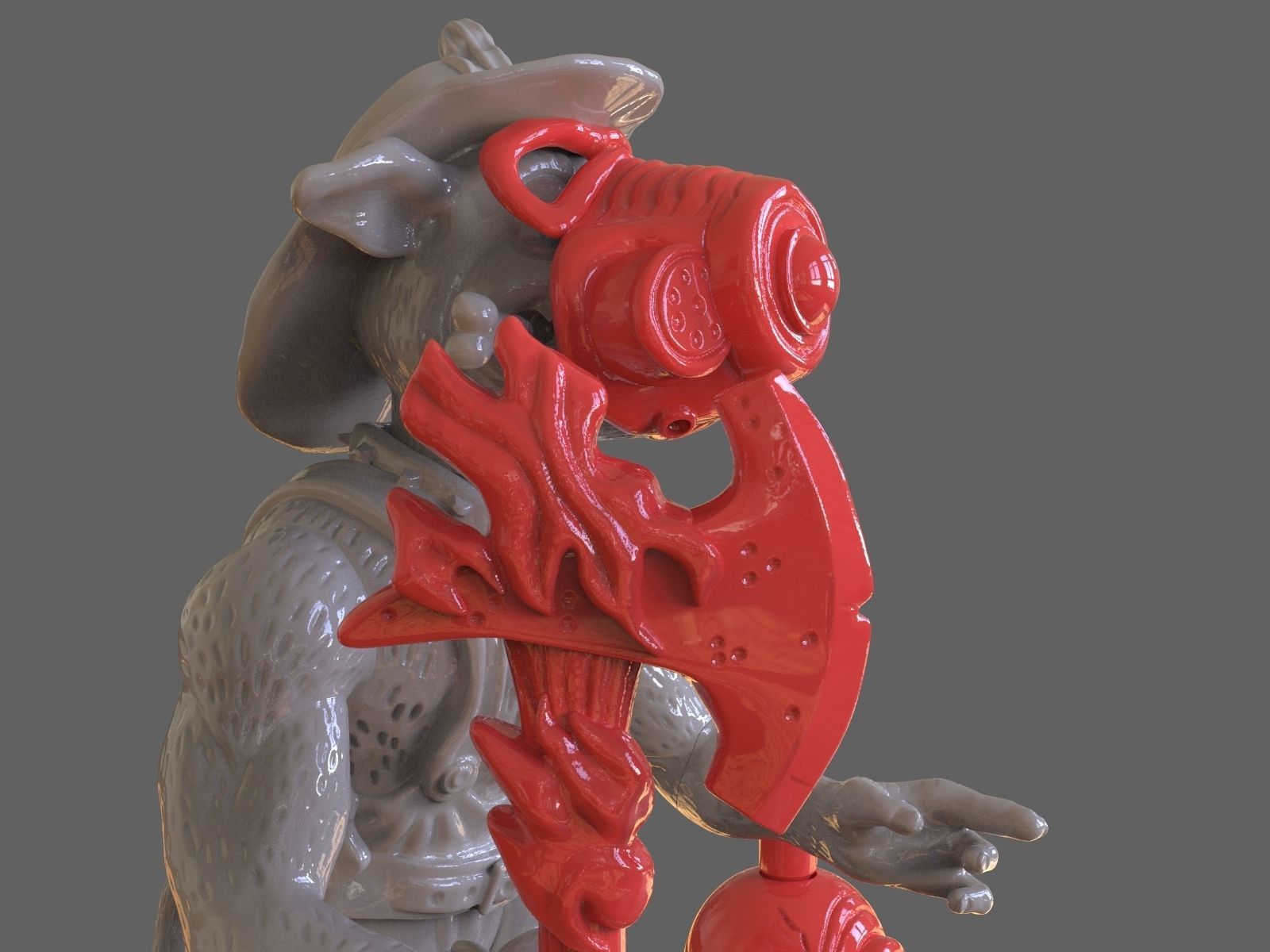 TMNT Hot Spot Articulated Toy With Accessories 3D print model_14