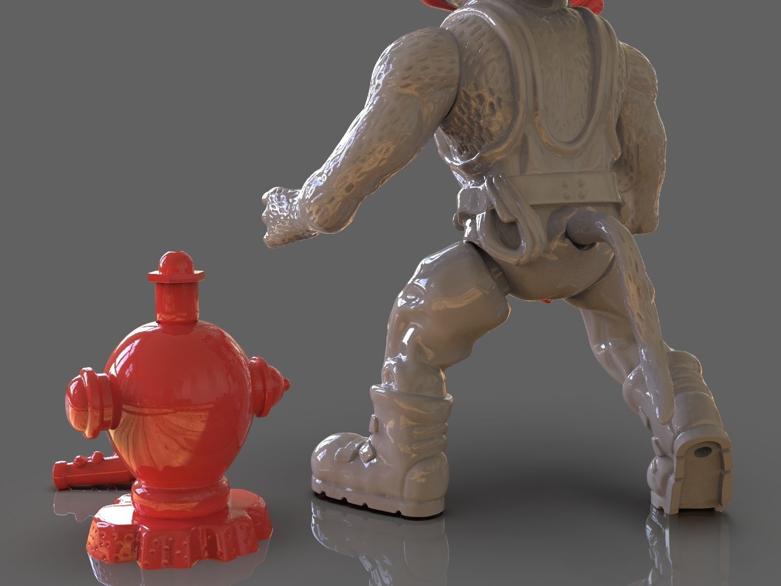 TMNT Hot Spot Articulated Toy With Accessories 3D print model_16