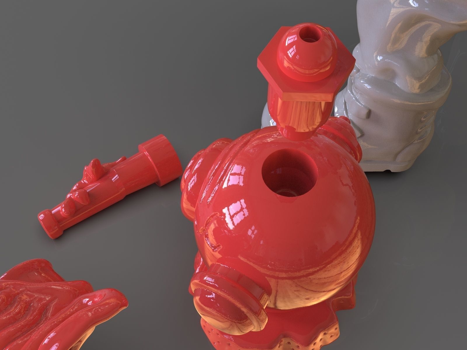 TMNT Hot Spot Articulated Toy With Accessories 3D print model_41