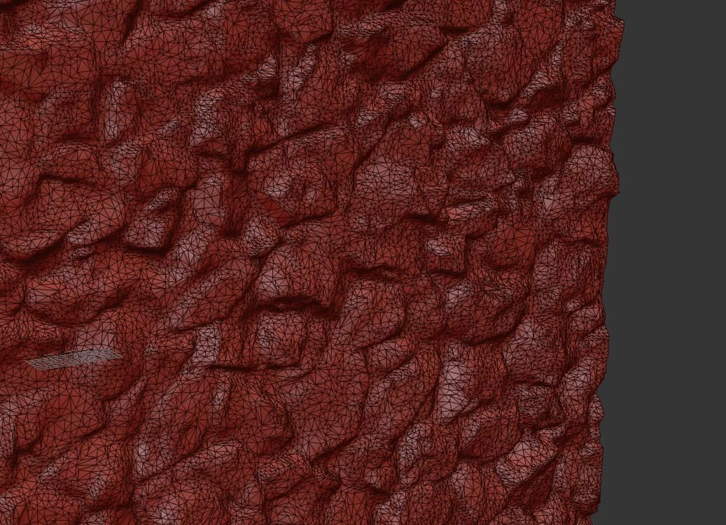 Ultra realistic Decorative stone wall geometry 5 3D model_7