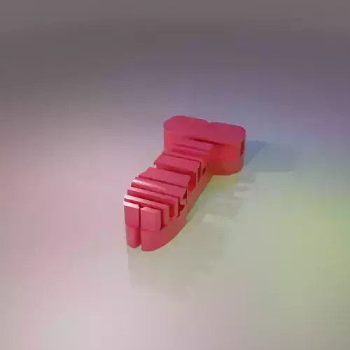 3D WORD SHAPE - JUST THE TIP DICK