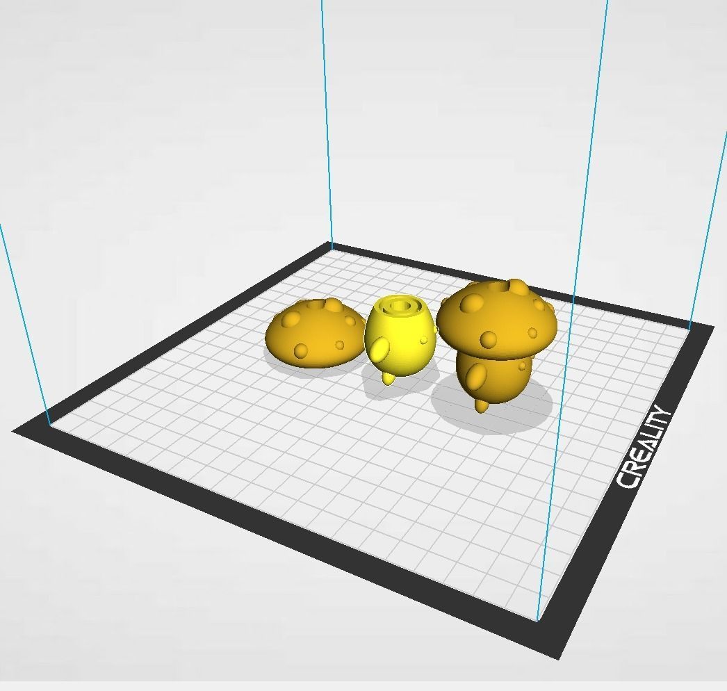 MUSHROOM TOOTHPASTE CAP TOPPER 3D print model_4