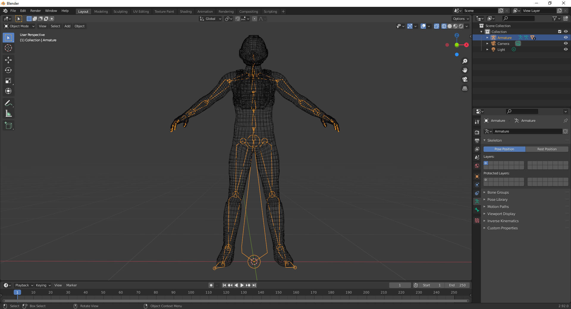 MX01 Male Space Suit White LITE VERSION Low-poly 3D model_8