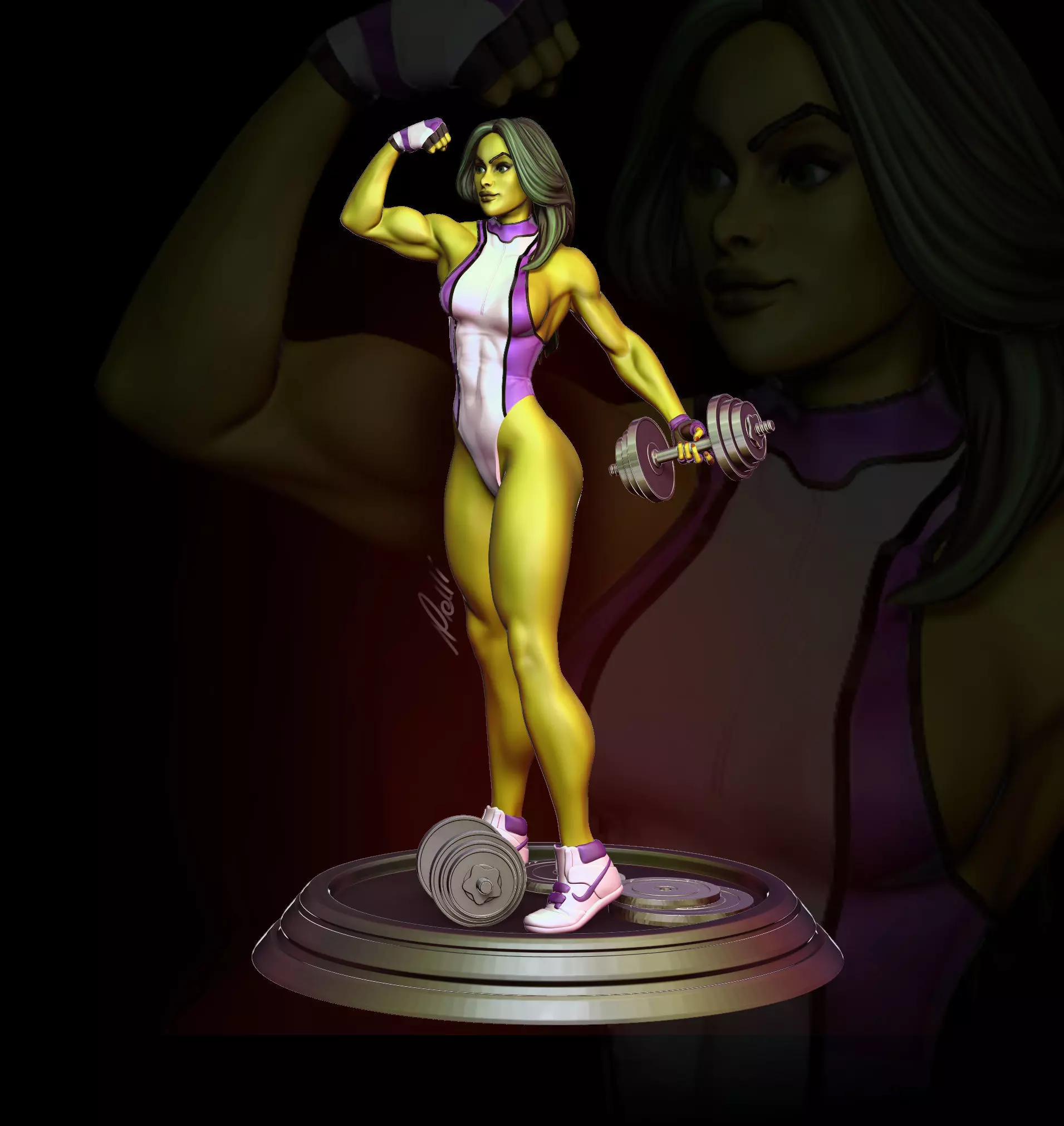 SHE HULK ART 3D print model_0