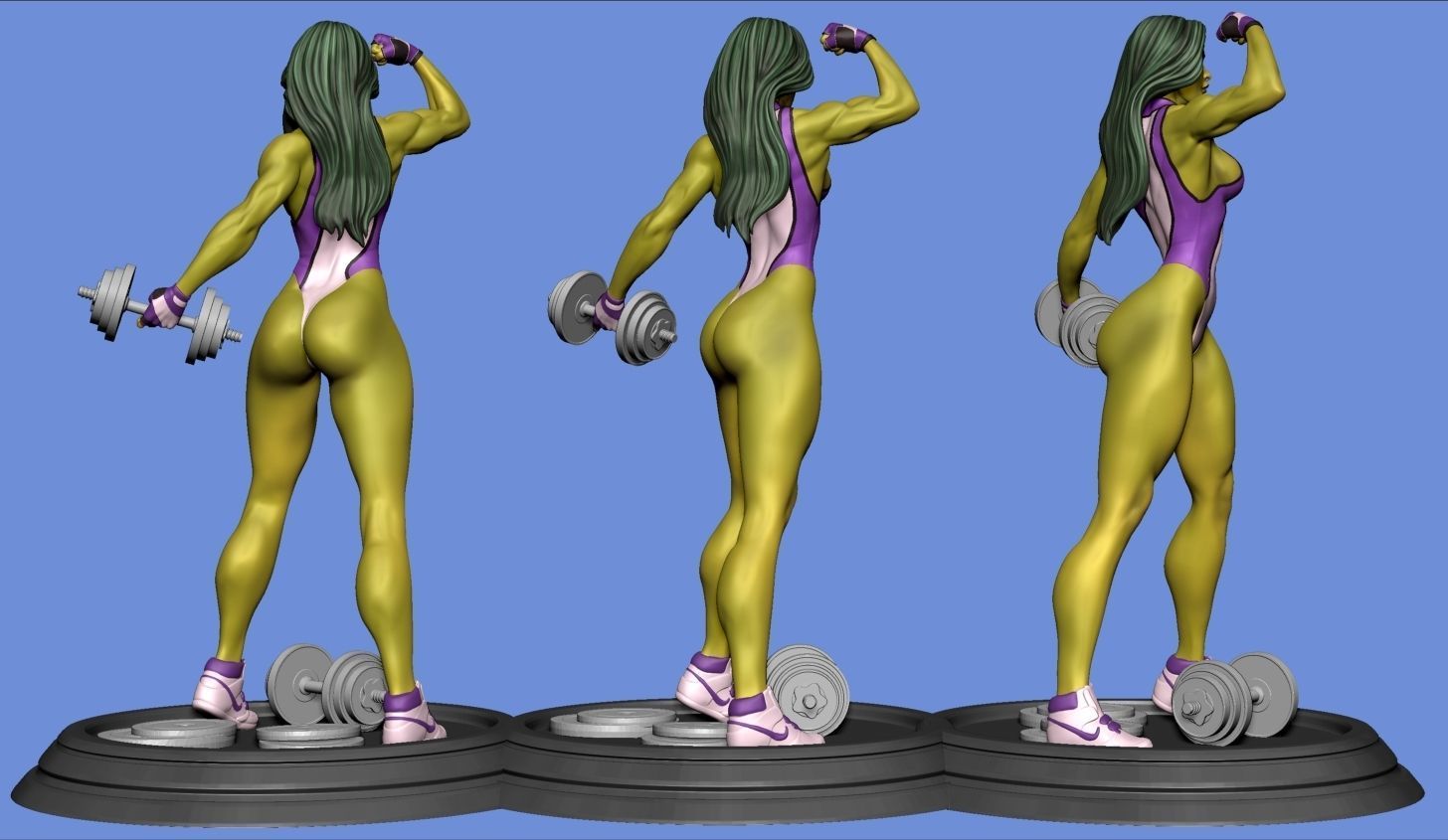 SHE HULK ART 3D print model_2