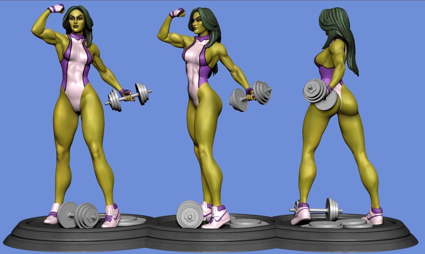 SHE HULK ART 3D print model_1