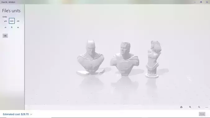 Justice League Set of 3 Magnets 3D Print 