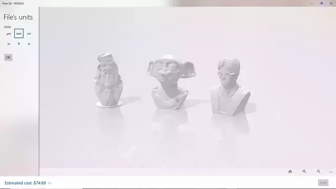 Harry Potter Magnets Set of 3 3D Print