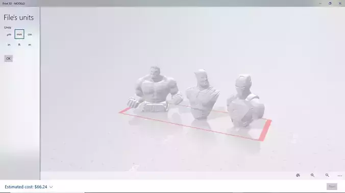 Avengers Magnets Set of 6 3D Print