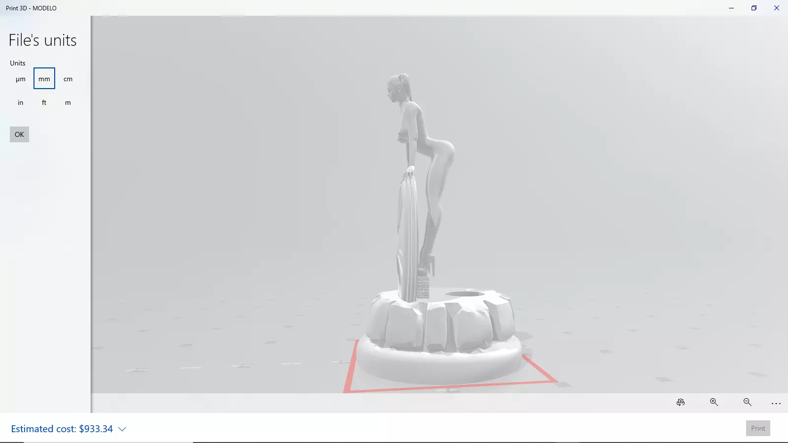 Nude Girl Harley Quinn Lamp 3D Print  3D print model_0