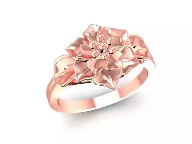 Artistic Floral Ring Design for Women  624