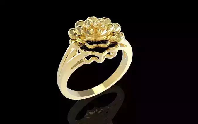 Floral Multi Layer Ring for Women  628