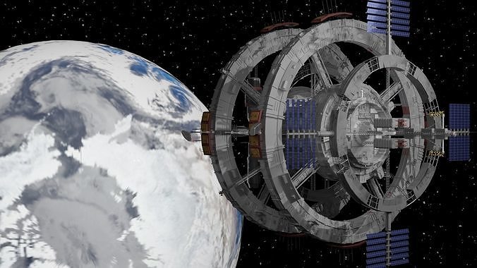 Spaceship futuristic 3D model