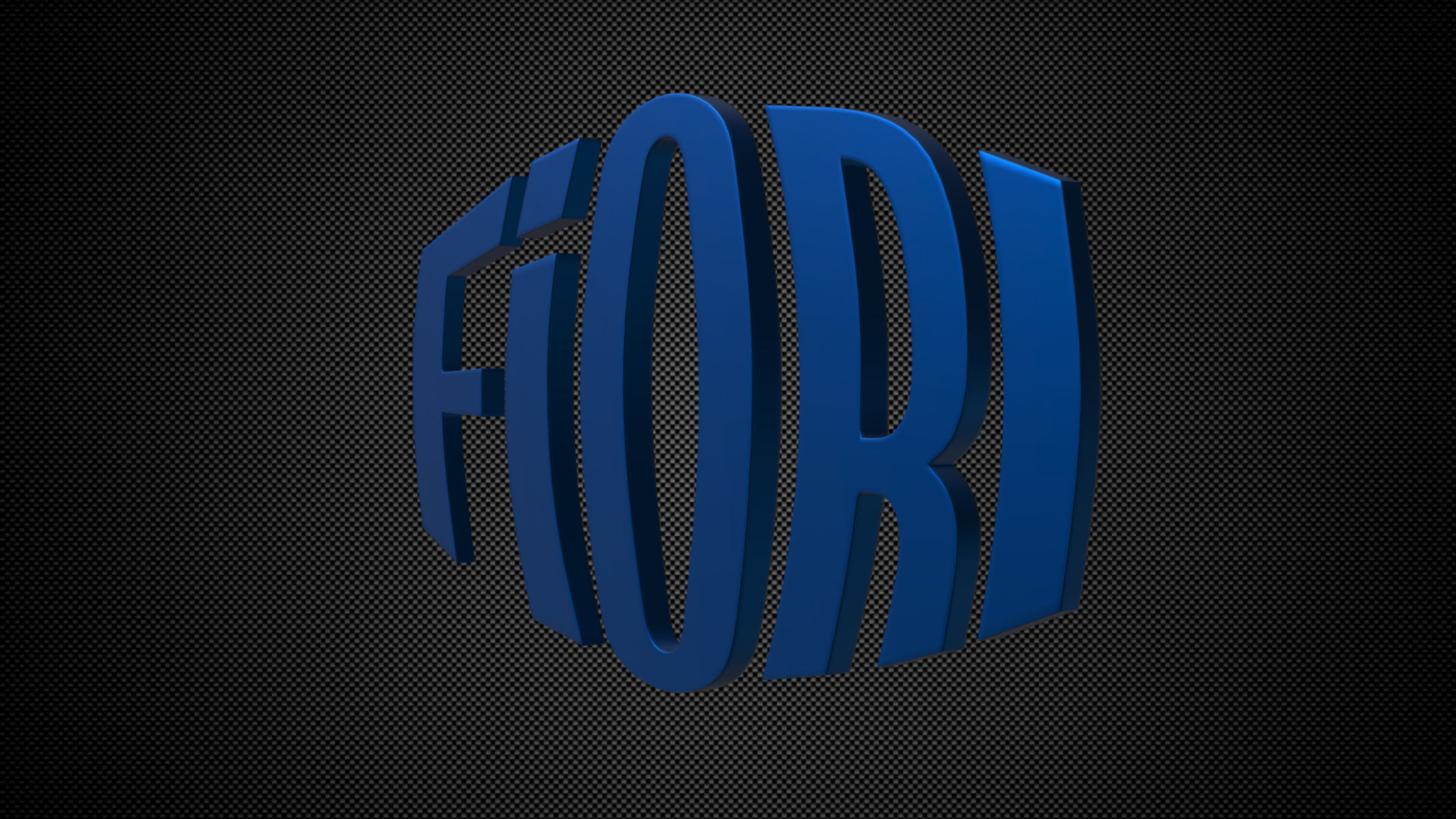 fiori logo 3D model_2
