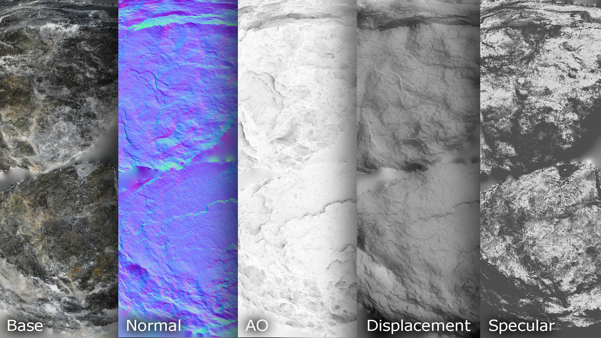 Terrarium Rocks Low-poly 3D model_5