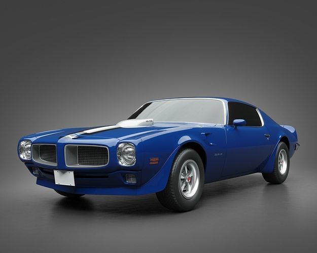 1971 Pontiac Firebird TransAm 3D model