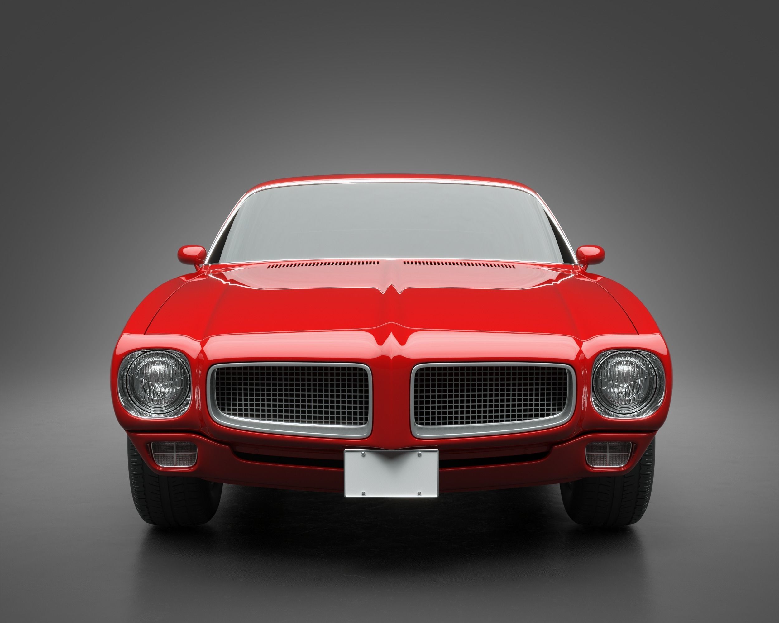 1970 Pontiac Firebird 3D model_2