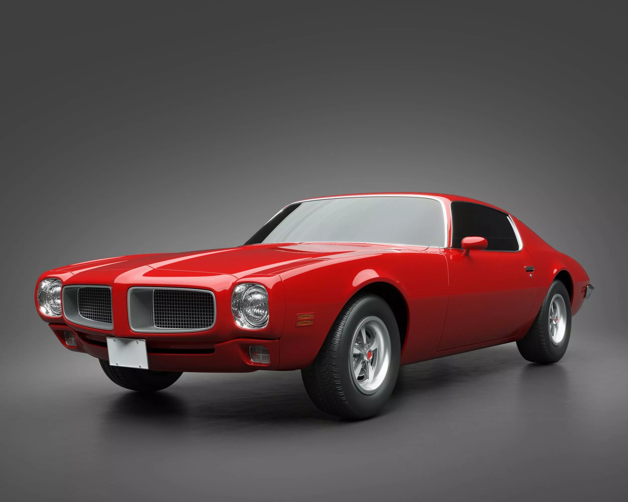 1970 Pontiac Firebird 3D model_0